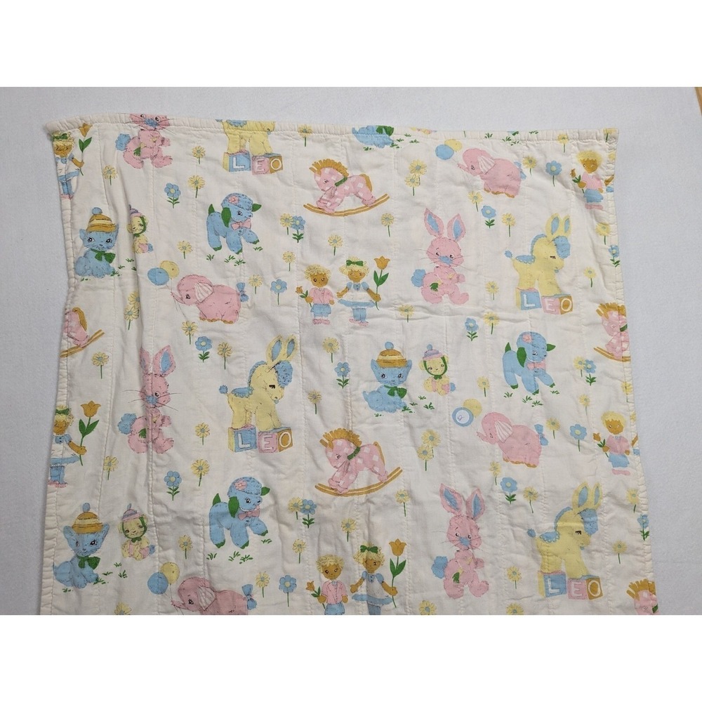 Homemade Baby Blanket Quilt Nursery About‎ 32x41 Inch